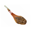 Jamón Denominación de Origen de Teruel Cárnicas Ortín en pieza entera curada.