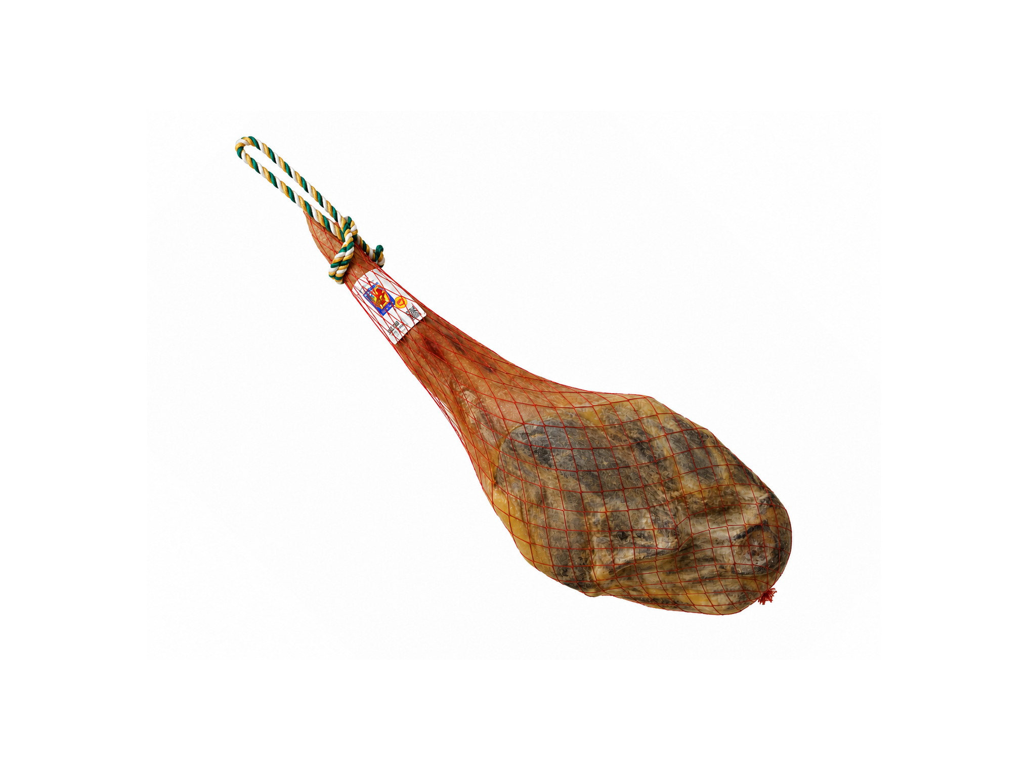 Jamón Denominación de Origen de Teruel Cárnicas Ortín en pieza entera curada.