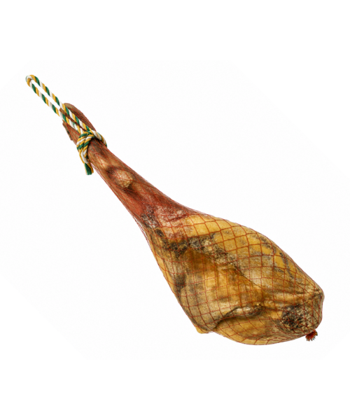 Jamón Reserva Maestrazgo Cárnicas Ortín en pieza entera curada.